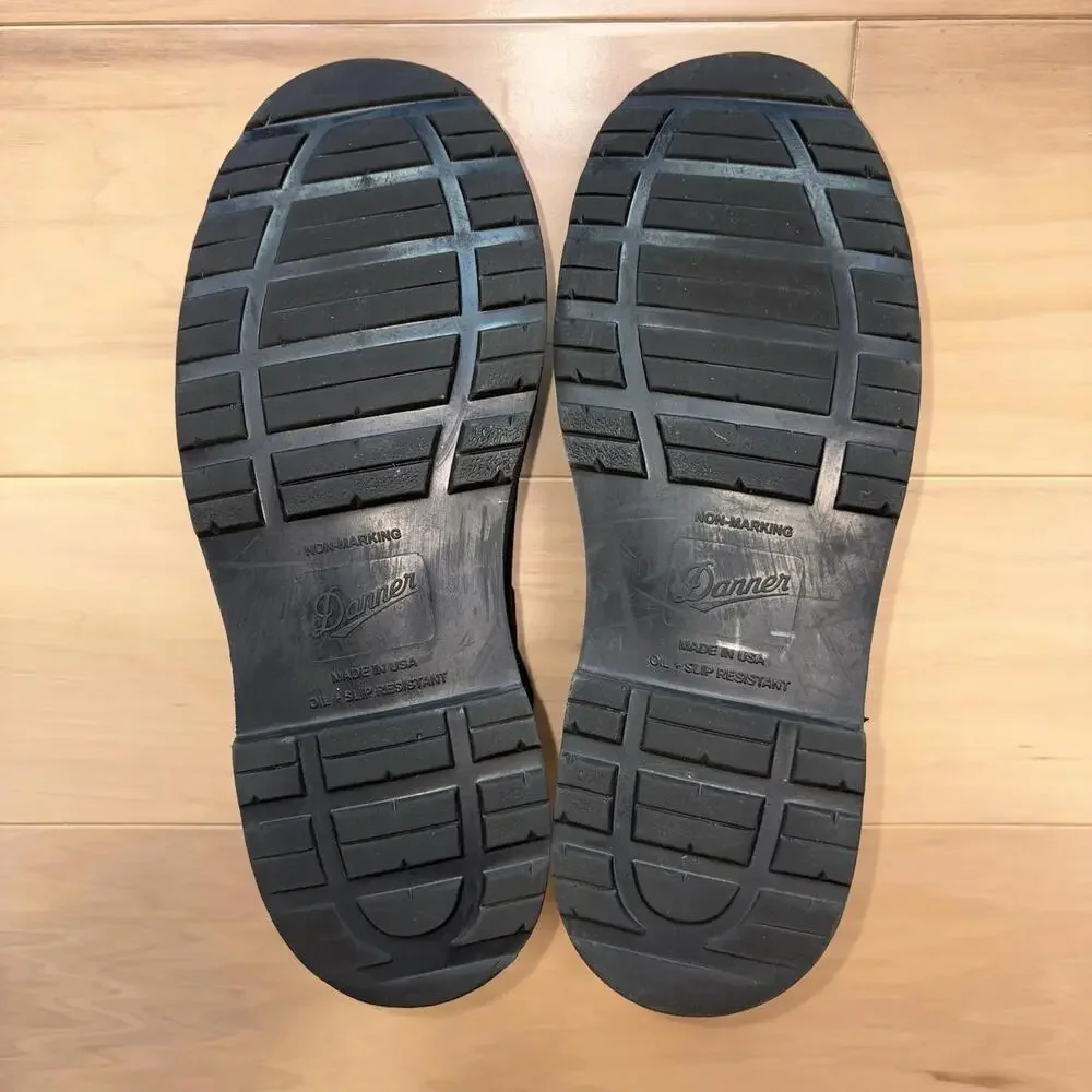 Danner Bull Run Chelsea 6 Black Work Boots Mens Size 12 EE Pull On Leather - Picture 7 of 8